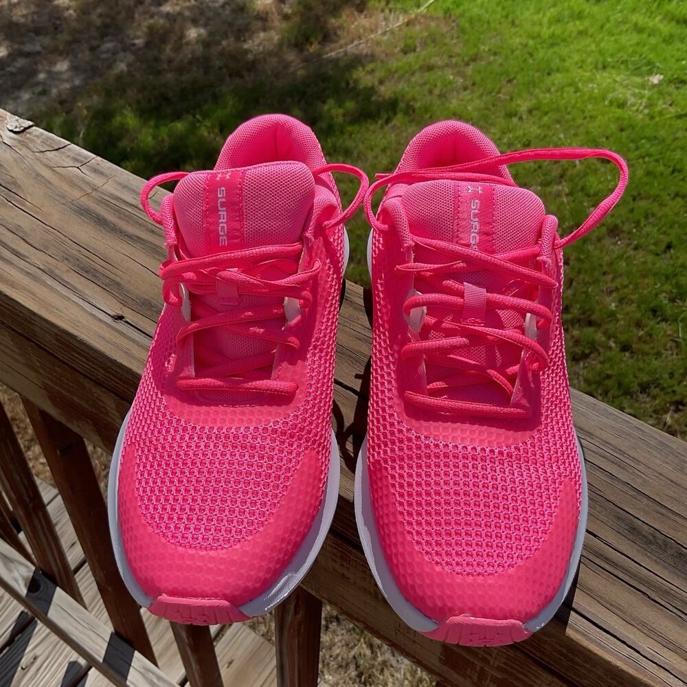 Under Armour Womens Shoes Surge 3 Pink Size 10